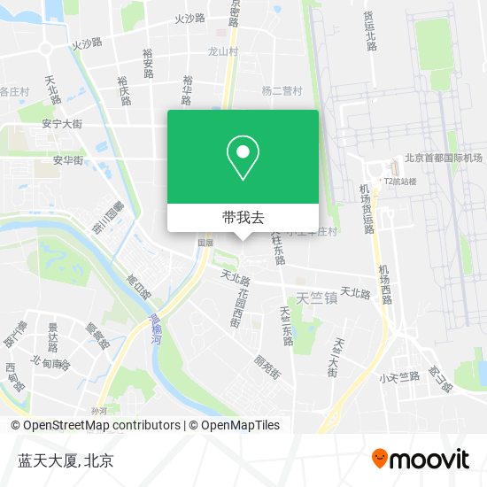 蓝天大厦地图