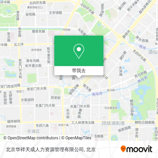 北京华祥天成人力资源管理有限公司地图