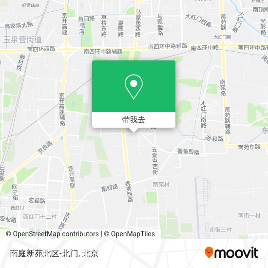 南庭新苑北区-北门地图
