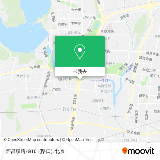 怀昌联路/G101(路口)地图