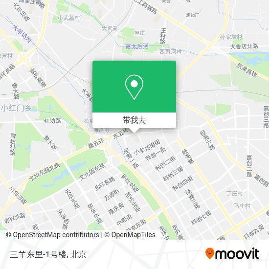 三羊东里-1号楼地图