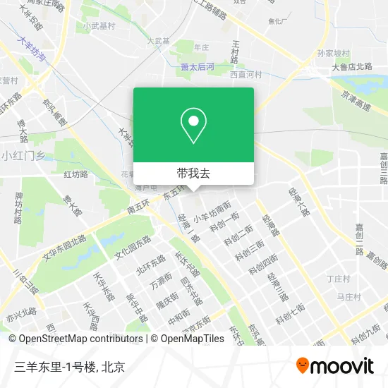 三羊东里-1号楼地图