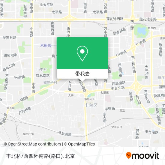 丰北桥/西四环南路(路口)地图