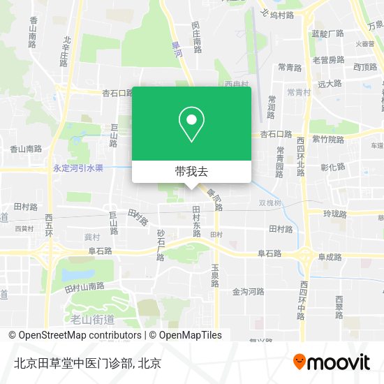 北京田草堂中医门诊部地图