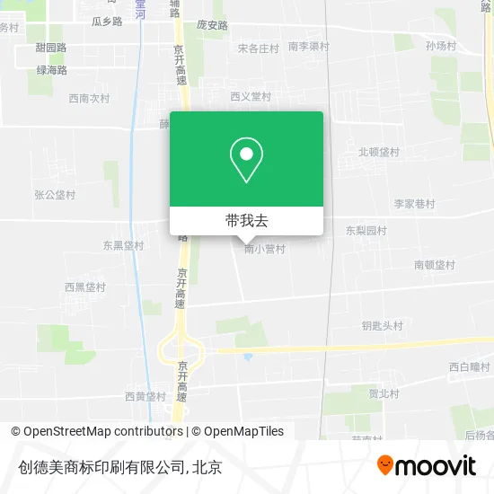 创德美商标印刷有限公司地图