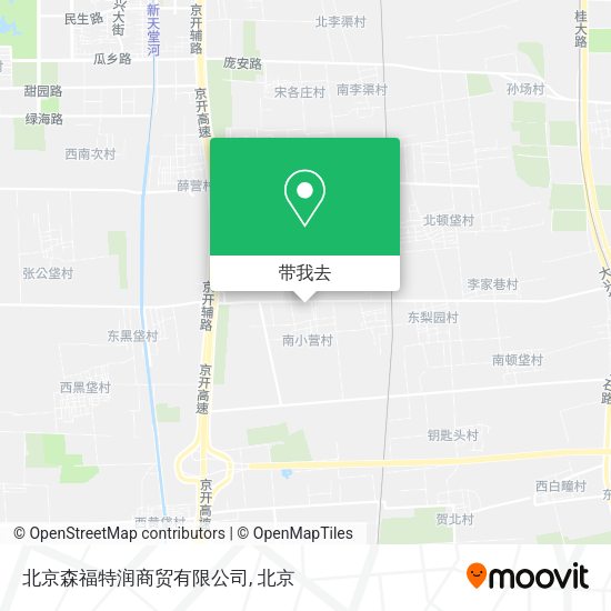 北京森福特润商贸有限公司地图