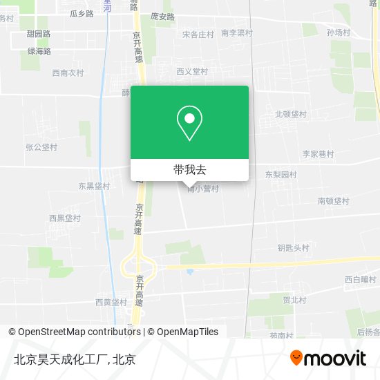 北京昊天成化工厂地图