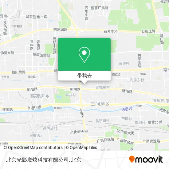 北京光影魔炫科技有限公司地图