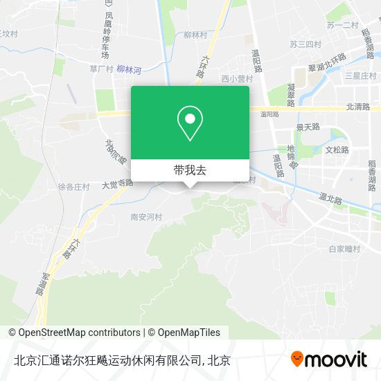 北京汇通诺尔狂飚运动休闲有限公司地图