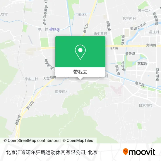 北京汇通诺尔狂飚运动休闲有限公司地图