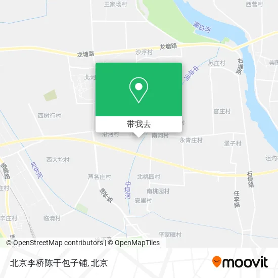 北京李桥陈干包子铺地图