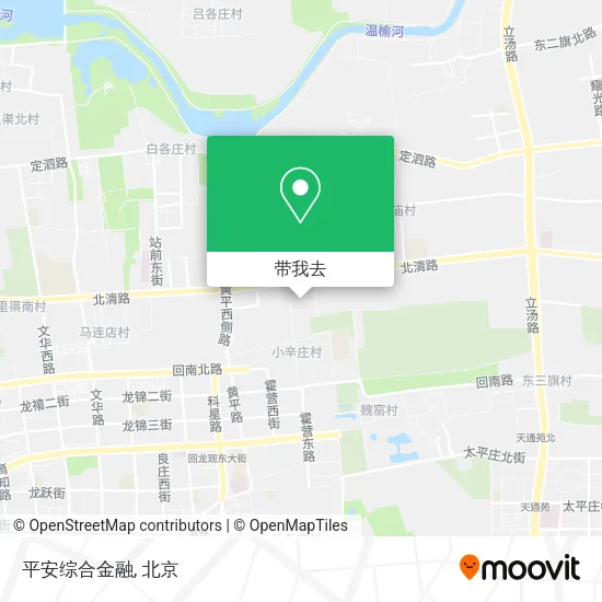 平安综合金融地图