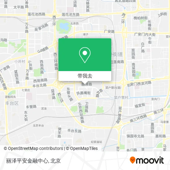 丽泽平安金融中心地图