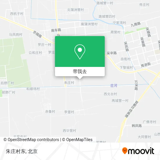 朱庄村东地图