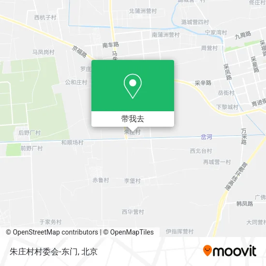 朱庄村村委会-东门地图