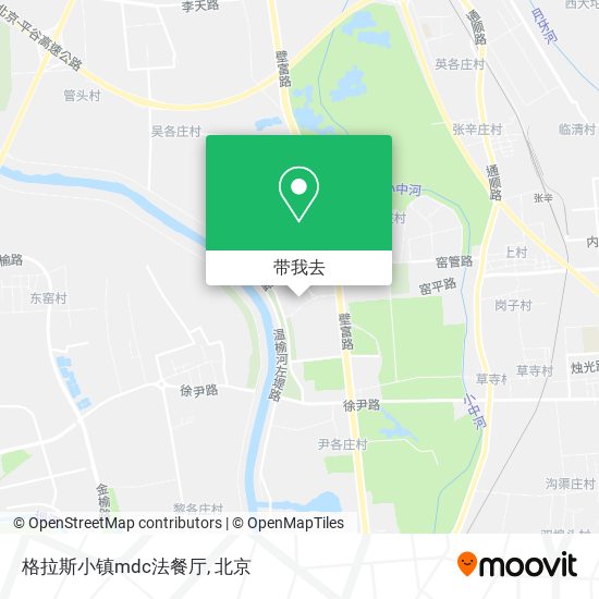 格拉斯小镇mdc法餐厅地图