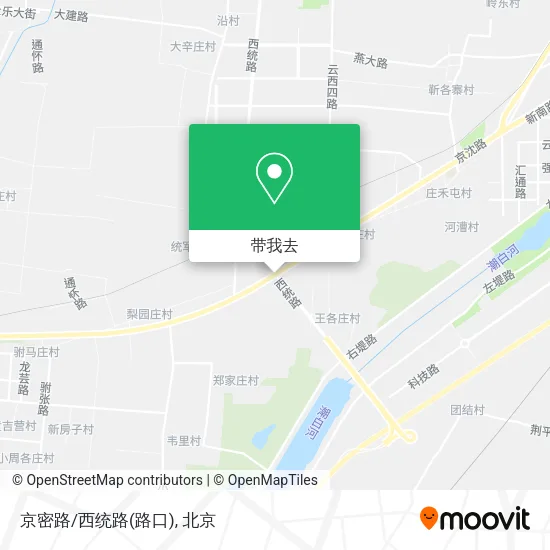 京密路/西统路(路口)地图