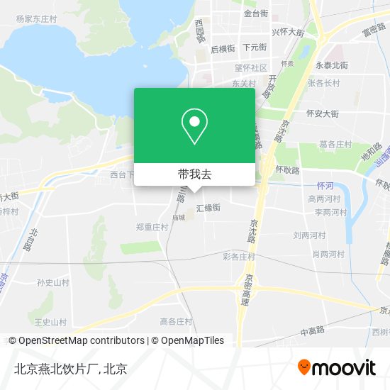 北京燕北饮片厂地图