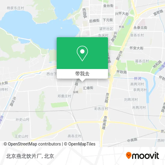 北京燕北饮片厂地图