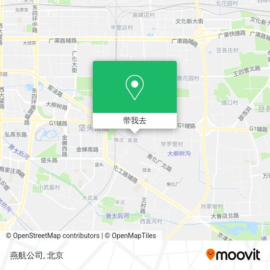 燕航公司地图