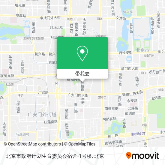 北京市政府计划生育委员会宿舍-1号楼地图