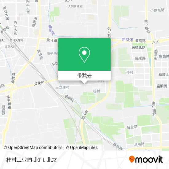 桂村工业园-北门地图