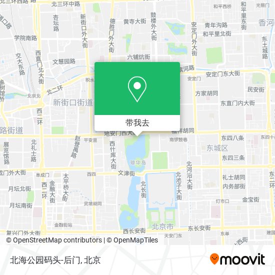 北海公园码头-后门地图