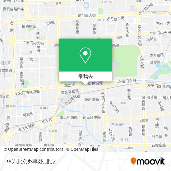 华为北京办事处地图