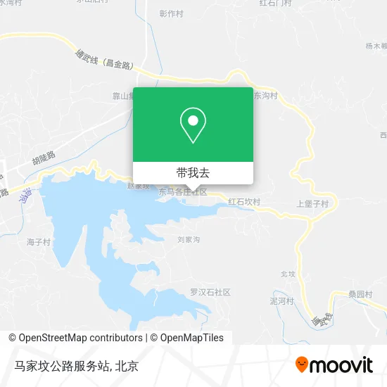 马家坟公路服务站地图