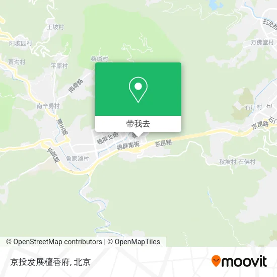 京投发展檀香府地图