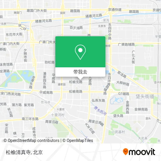 松榆清真寺地图