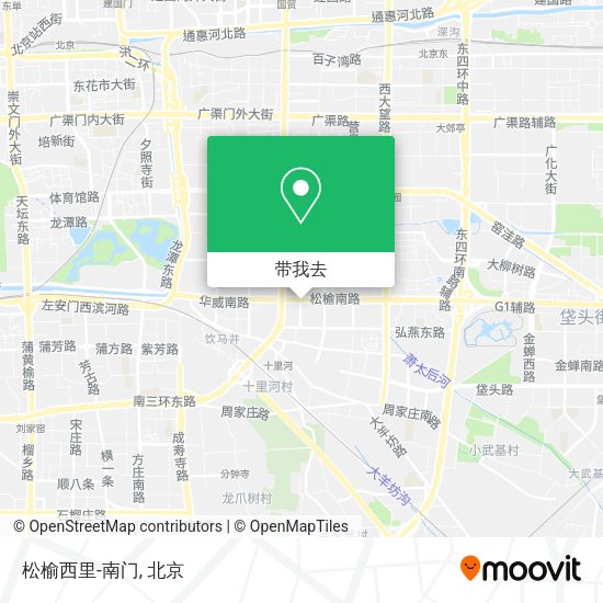 松榆西里-南门地图