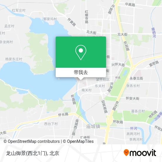 龙山御景(西北1门)地图