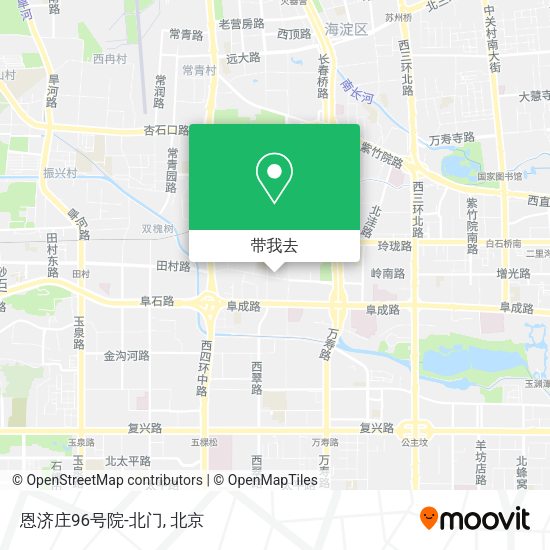 恩济庄96号院-北门地图
