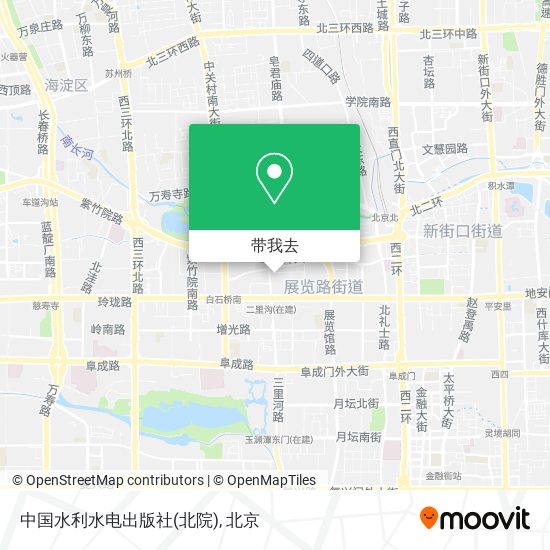 中国水利水电出版社(北院)地图