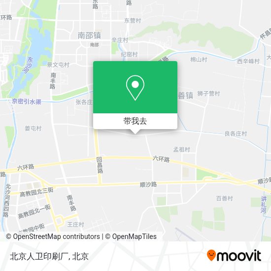 北京人卫印刷厂地图