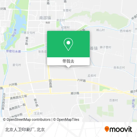 北京人卫印刷厂地图