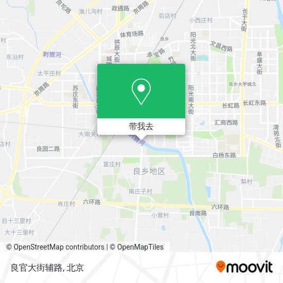 良官大街辅路地图
