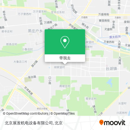 北京展发机电设备有限公司地图