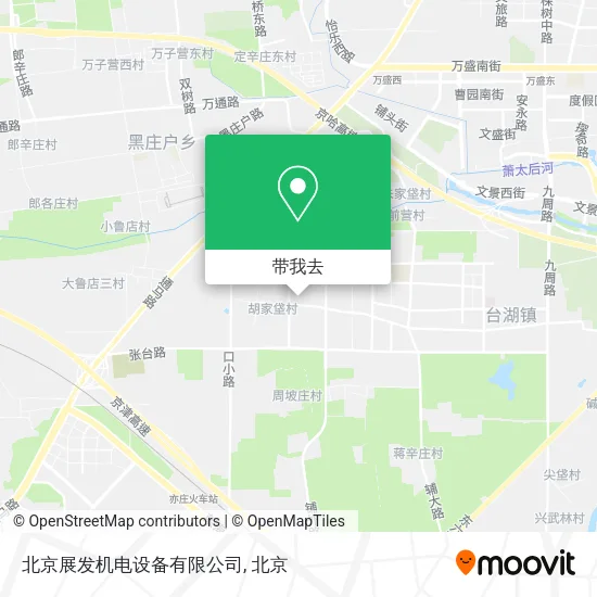 北京展发机电设备有限公司地图