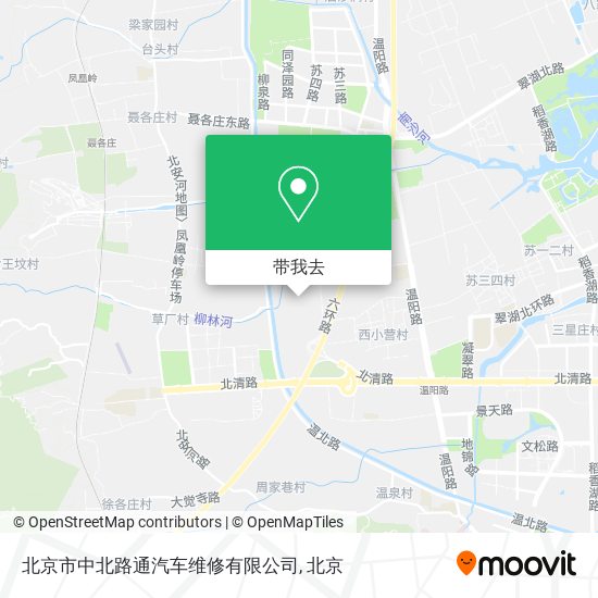 北京市中北路通汽车维修有限公司地图