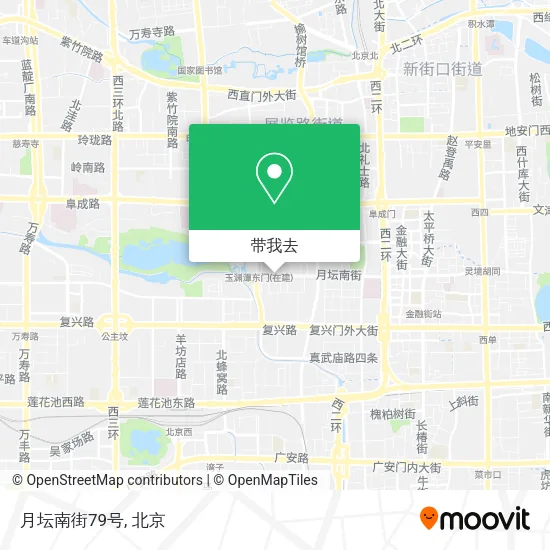 月坛南街79号地图
