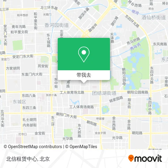 北信租赁中心地图