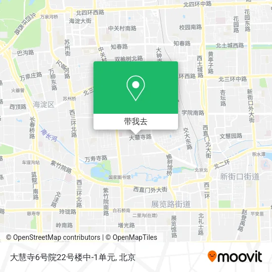 大慧寺6号院22号楼中-1单元地图