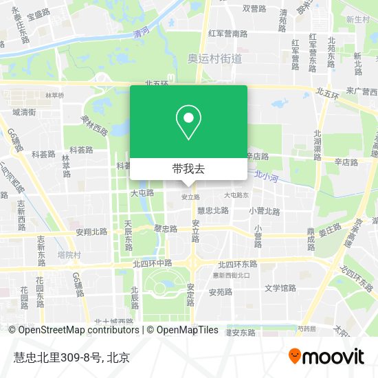 慧忠北里309-8号地图