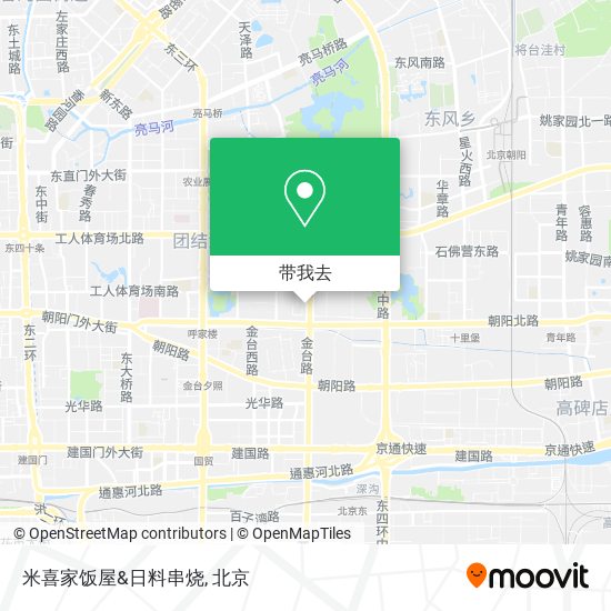 米喜家饭屋&日料串烧地图