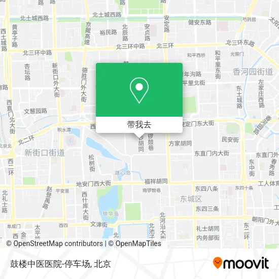 鼓楼中医医院-停车场地图