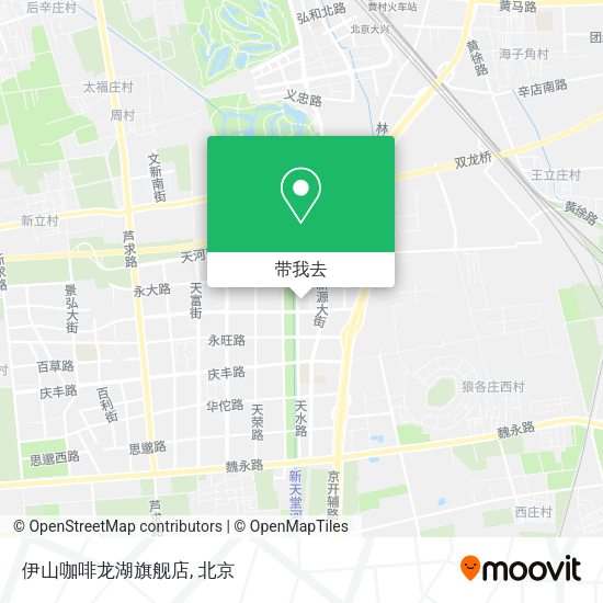 伊山咖啡龙湖旗舰店地图