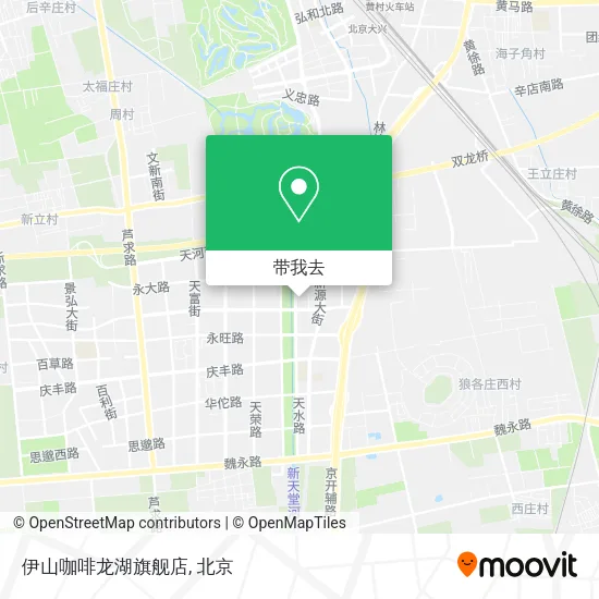伊山咖啡龙湖旗舰店地图