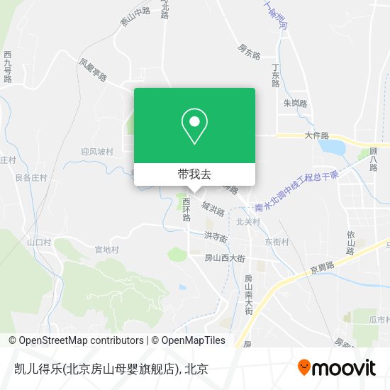 凯儿得乐(北京房山母婴旗舰店)地图
